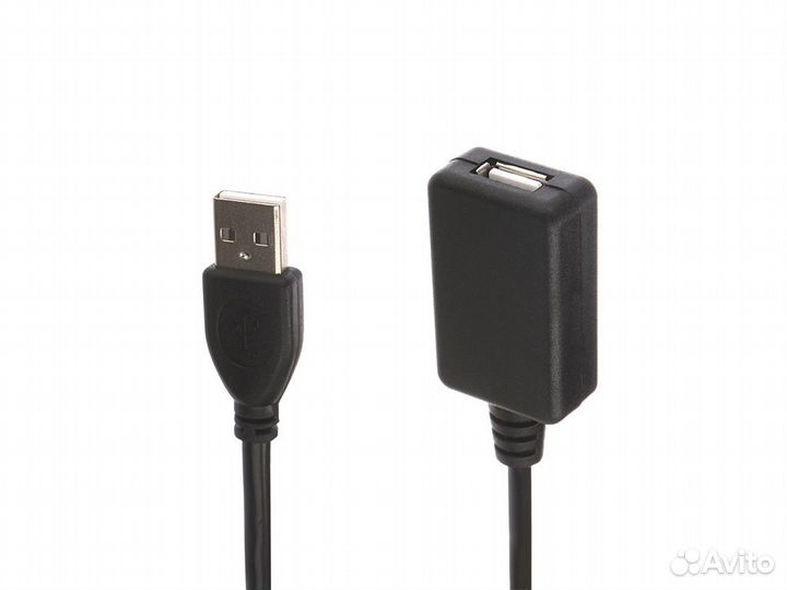 Удлинитель кабеля USB 2.0 10м Cablexpert UAE-01-10