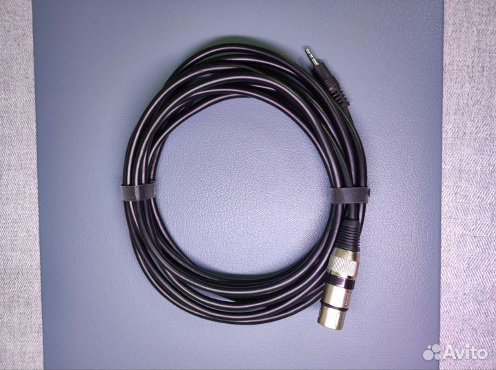 Кабель dexp 3.5 mm jack - XLR чёрный