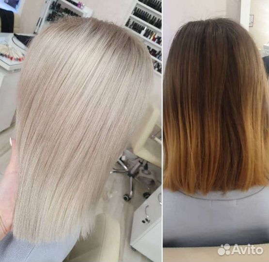Услуги парикмахера окрашивание