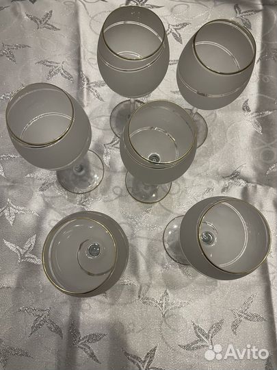 Бокалы матовое стекло 6 шт