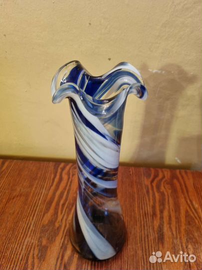Ваза цветное стекло СССР