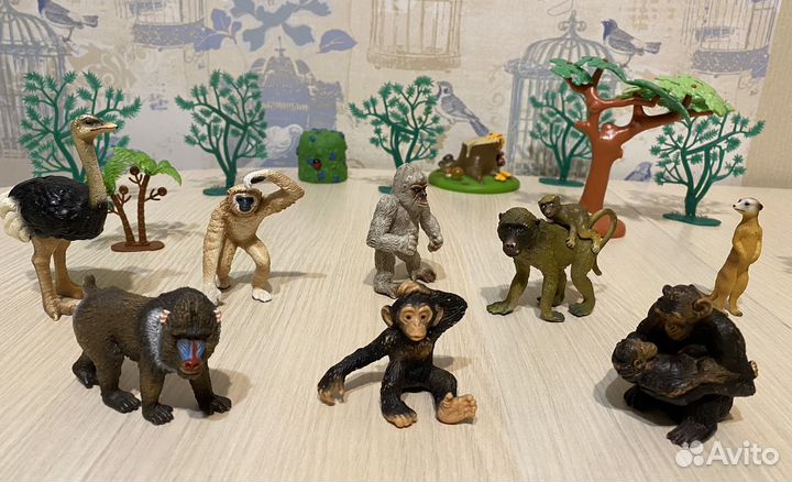 Реалистичные фигурки животных (schleich,bullyland)