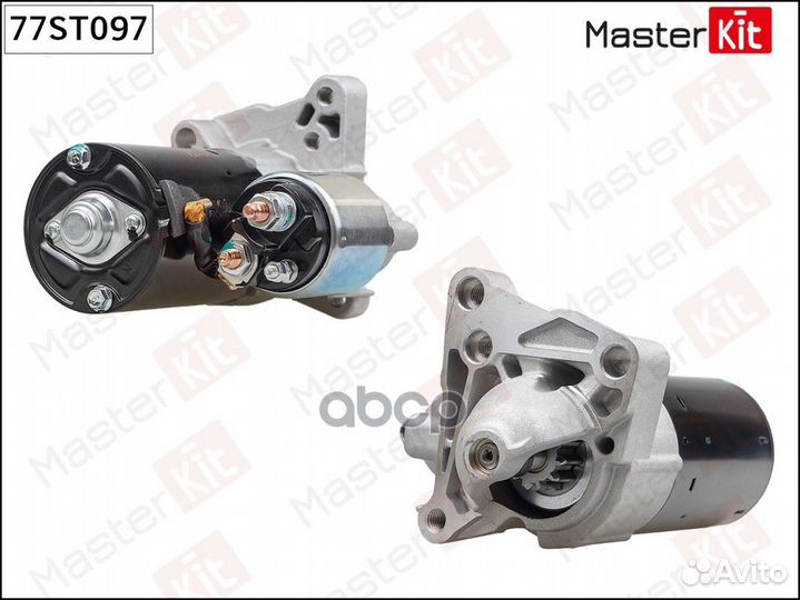 Стартер renault duster, megane II/III 2.0 (1.2kw)