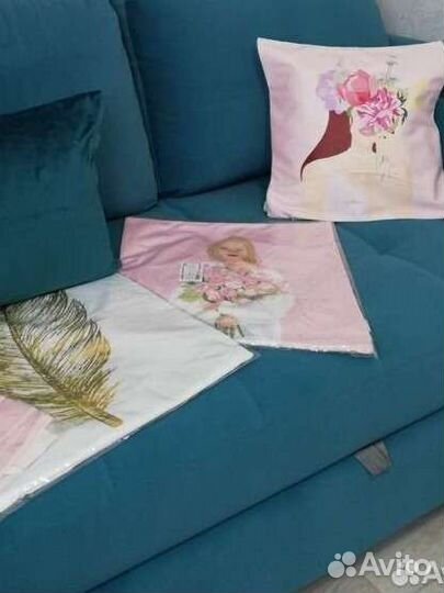 Чехлы на подушки 40 *40 см новые