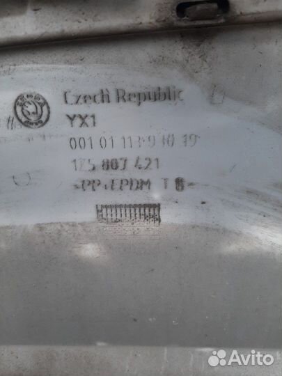 Бампер задний Шкода Октавия А5 с парктроником