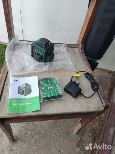 Лазерный уровень Ada Cube 3-360 Green А00573