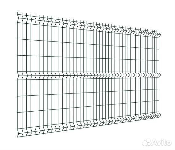 Ограждения 3D GL Панель Light 1,53х2,5 RAL 6005