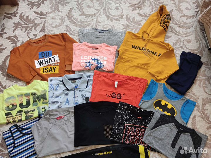 Вещи пакетом на мальчика. Рост 116-122