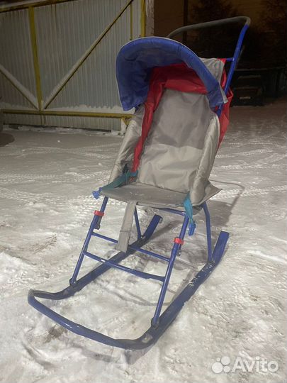 Детские санки коляска
