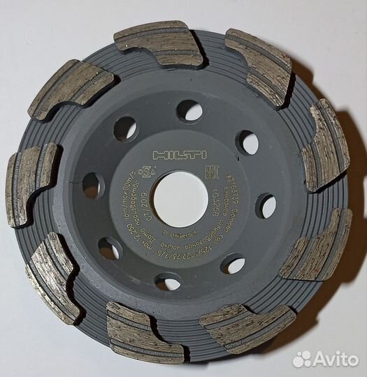 Чашки шлифовальные алмазные Hilti 100, 125, 180 мм