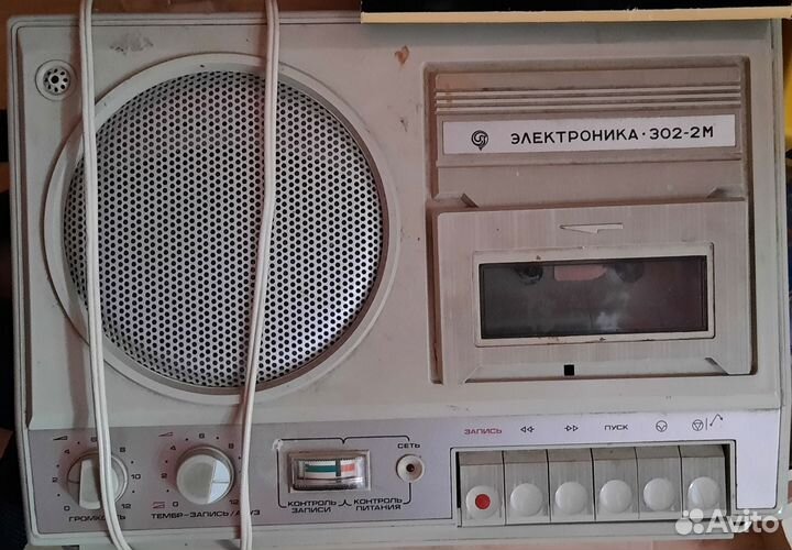 Кассетный магнитофон электроника 302