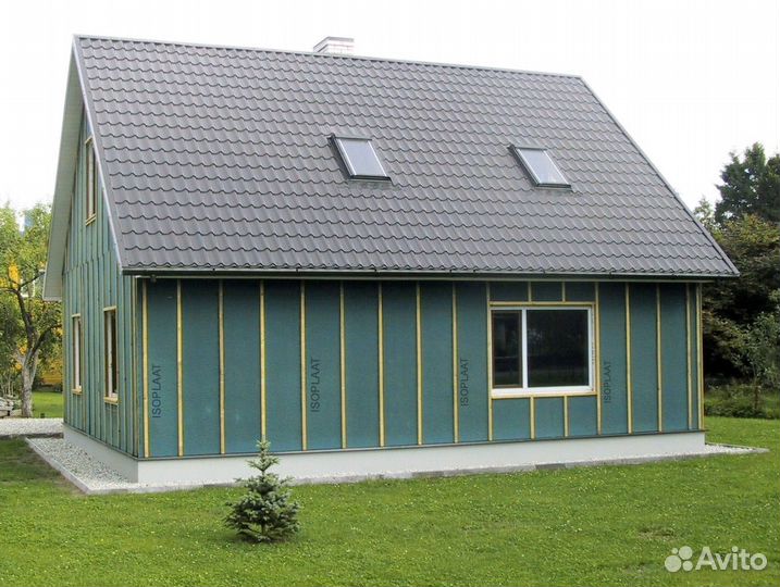 Ветро, тепло, звуко- изоляция isoplaat шип-паз Натуральный материал: изготовлена из 100% натуральной