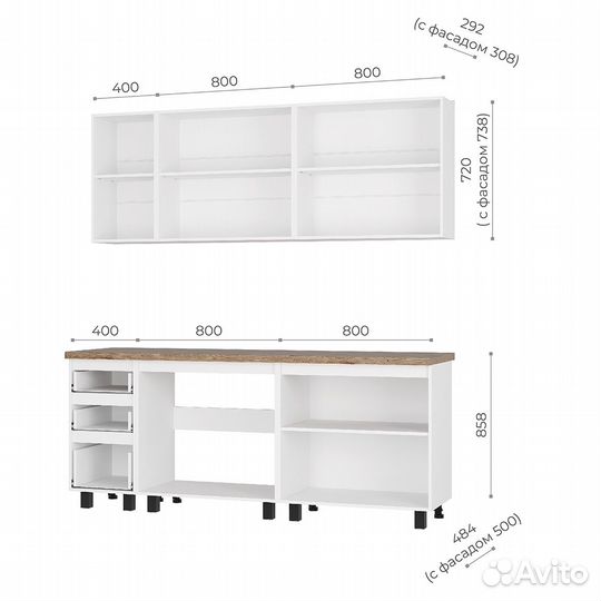 Кухня Честр 2.0м