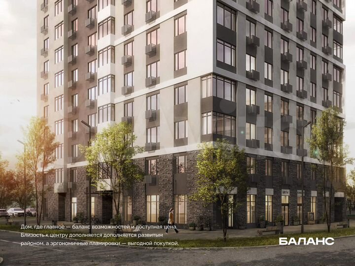 2-к. квартира, 48,8 м², 20/23 эт.