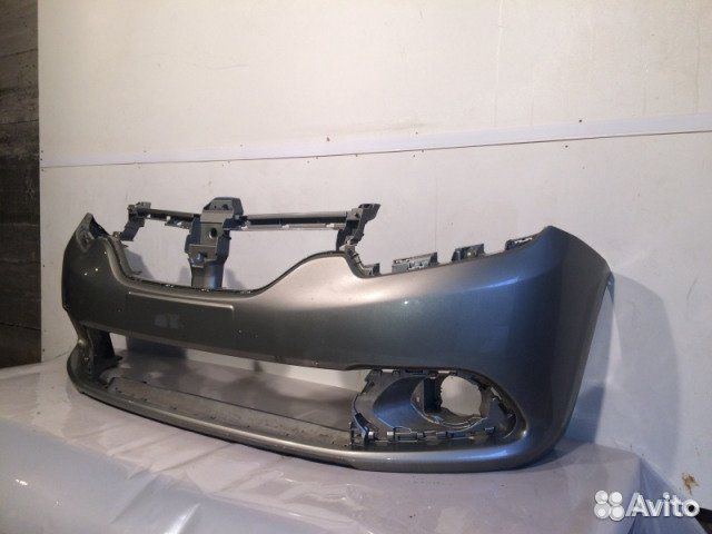 Renault Logan 2 с 2014, Бампер цвет коричневый