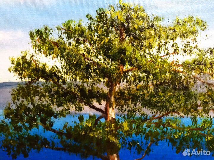 Картина маслом на холсте пейзаж