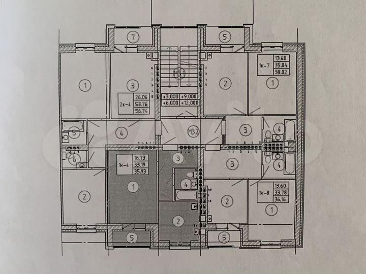 1-к. квартира, 34,8 м², 5/5 эт.