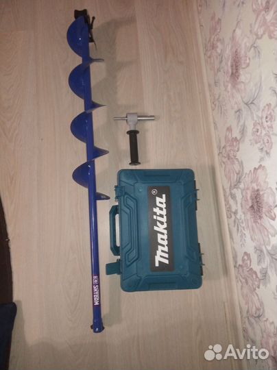 Ледобур с шуруповертом