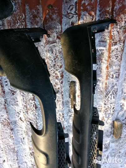 Юбка заднего бампера SsangYong Actyon