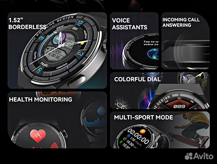 Мужские смарт-часы Smart Watch HW23 Max