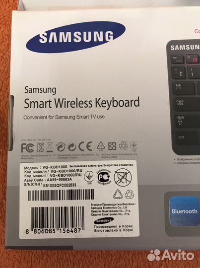 Клавиатура беспроводная Samsung новая