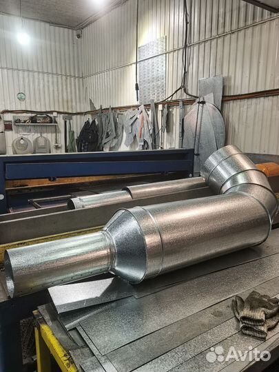 Производство воздуховодов из оцинкованной стали