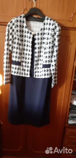 Платье новое р.52 трикотаж