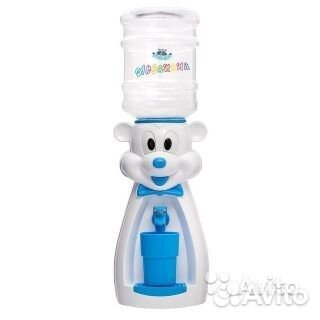 Детский кулер Акваняня Мышка белая с голубым