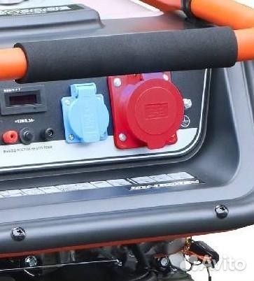 Генератор бензиновый zongshen KB 7003 E трехфазный 1T90DF733