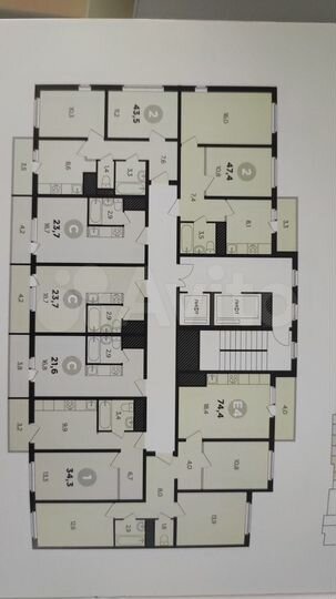 Квартира-студия, 21,6 м², 9/17 эт.