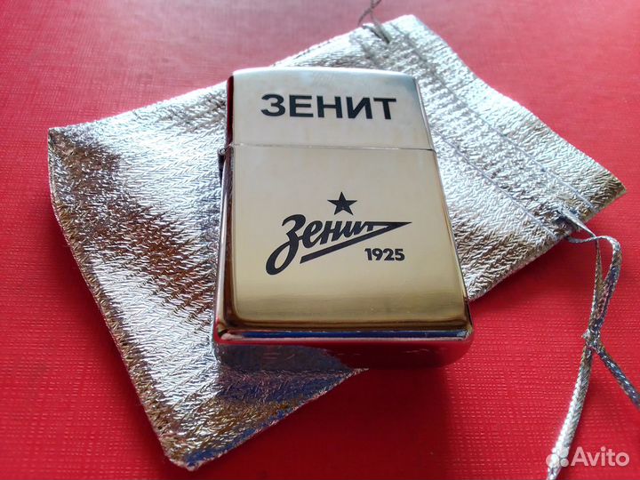 Бензиновая зажигалка с гравировкой зенит