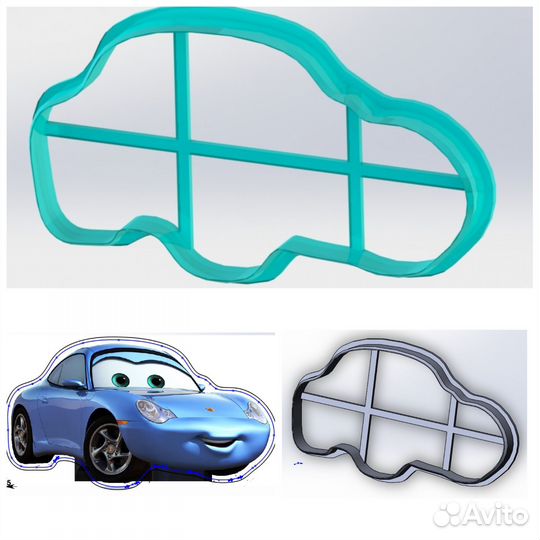 Формочки(вырубки)для теста на заказ,3D печать от