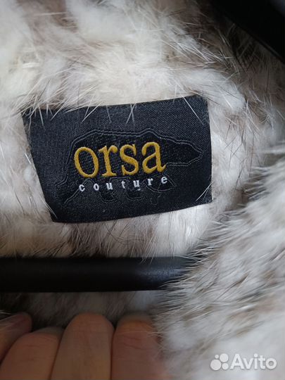 Курточка из вязаной норки без подклада