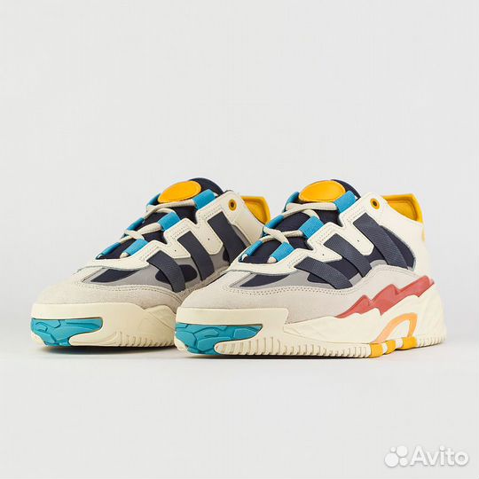 Кроссовки Adidas Niteball Cream / Cyan / Navy