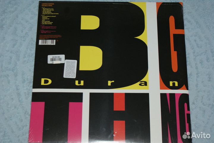 Duran Duran - Big Thing (2 LP ) Запечатан