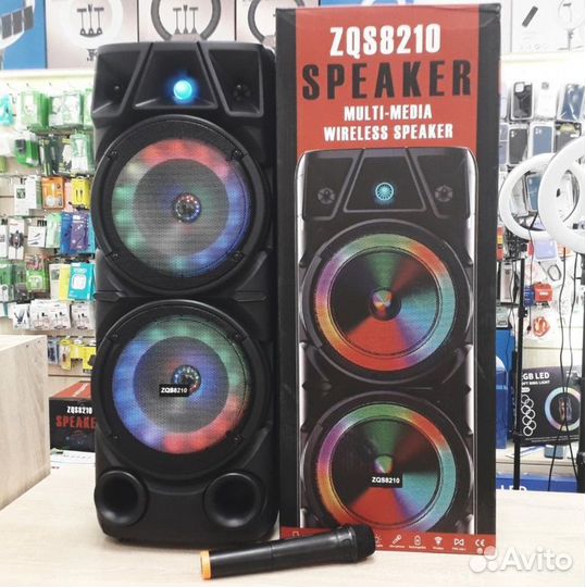 Беспроводная колонка с караоке 80 см