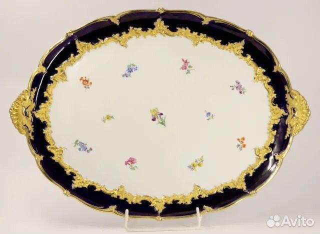 Meissen тарелка, блюдо-поднос