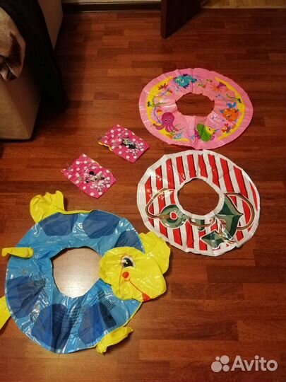 Круги плавательные, нарукавники