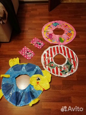 Круги плавательные, нарукавники