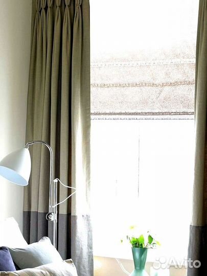 Римские шторы с электроприводом на заказ