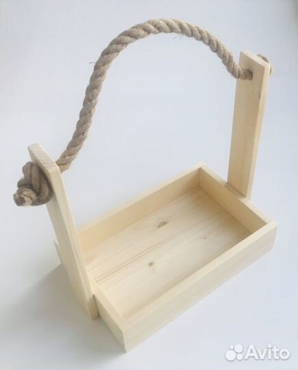 Ящик с высокой ручкой подарочный