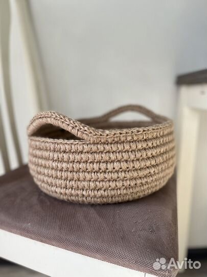 Корзина из джута