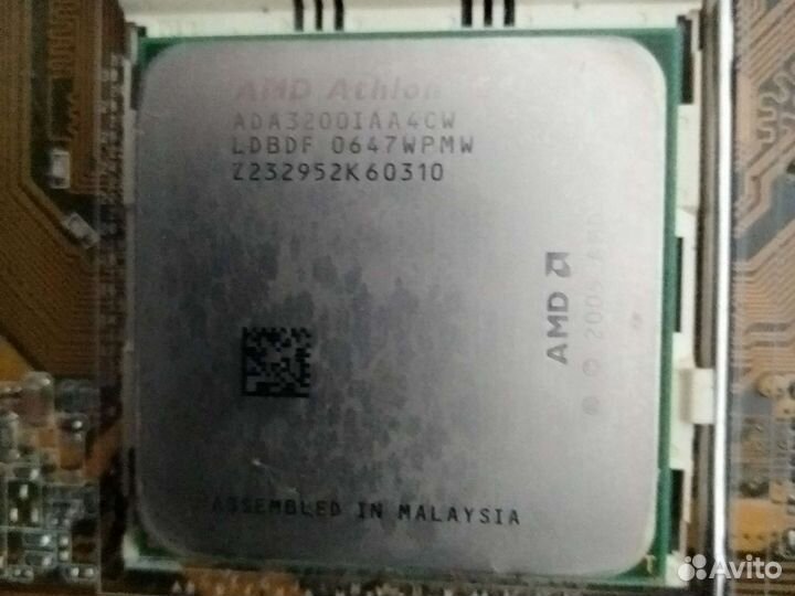 Материнская плата, рабочая,с процессором атлон ам2