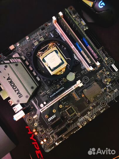 Игровая связка i5 9400f MSI B360M bazooka 16 DDR4