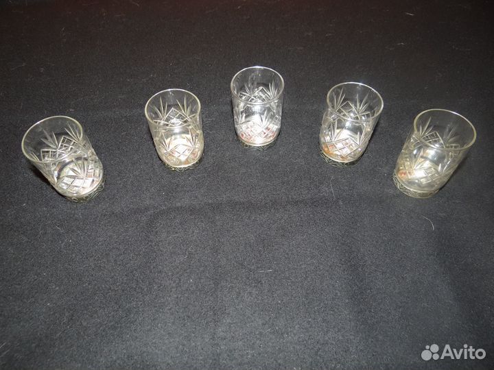 Хрустальные рюмки СССР
