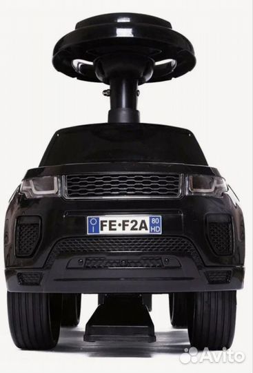 Машинка-каталка новая чёрная
