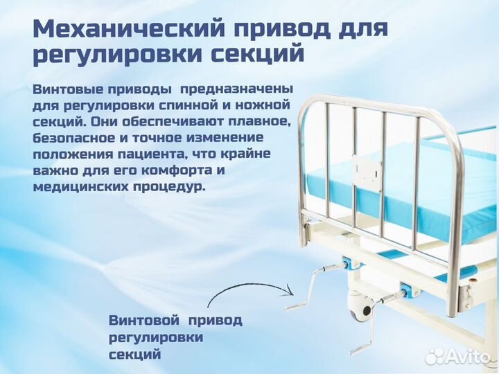 Кровать функциональная для ухода за больными