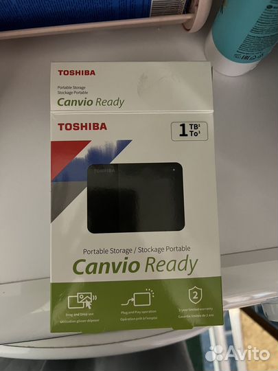 Переносной жёсткий диск toshiba 1tb