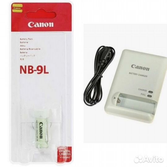 Canon nb-9l + Canon CB-2LBE Новые