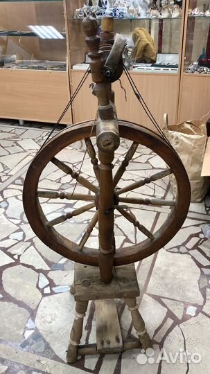 Прялка деревянная старинная